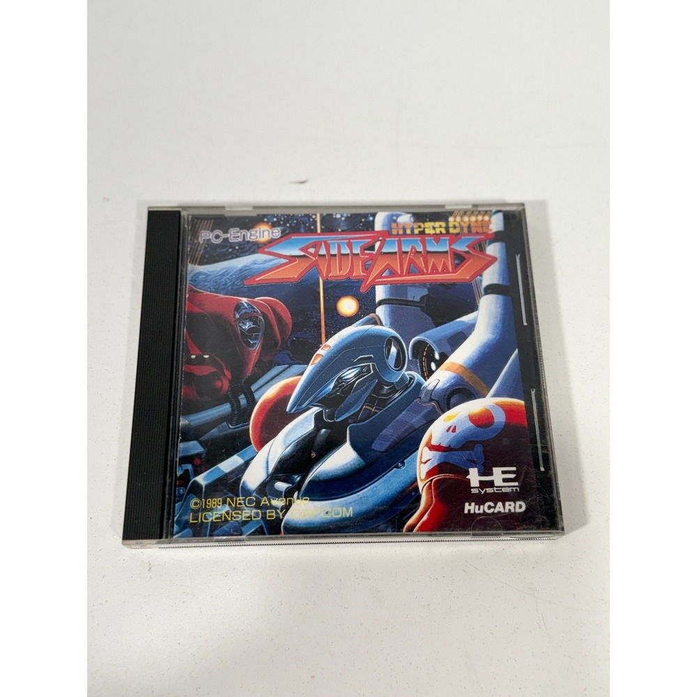 Hyper Dyne Side Arms Special PC Engine HuCard NEC Avenue Capcom H54G-1004 Japan